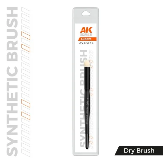 AK SYNTHETIC DRY BRUSH - S - AK Interactive AKB023