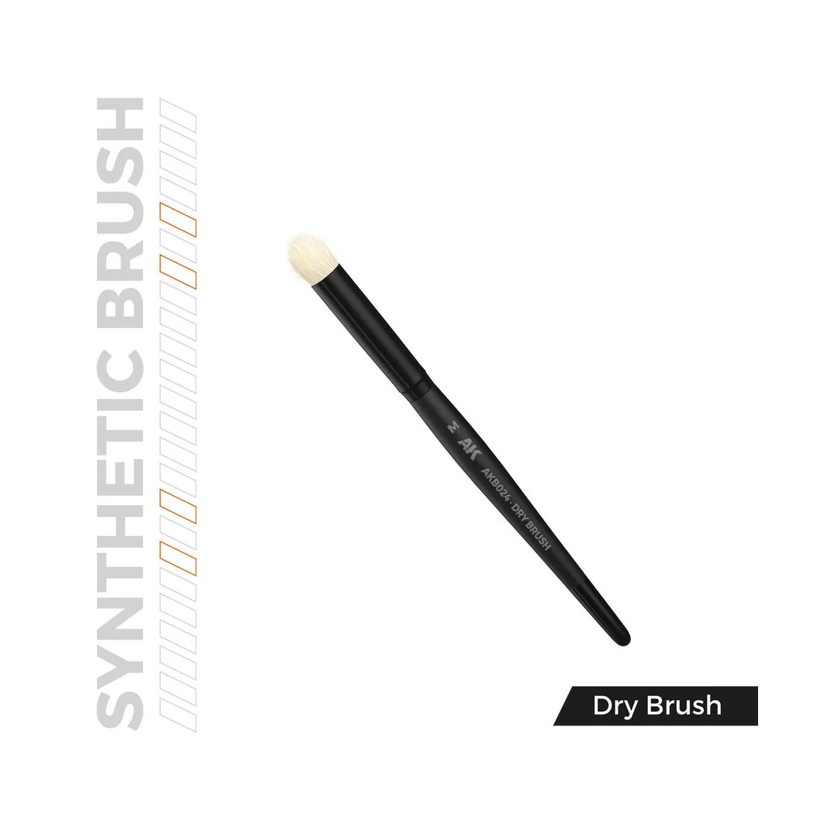 AK SYNTHETIC DRY BRUSH - M - AK Interactive AKB024