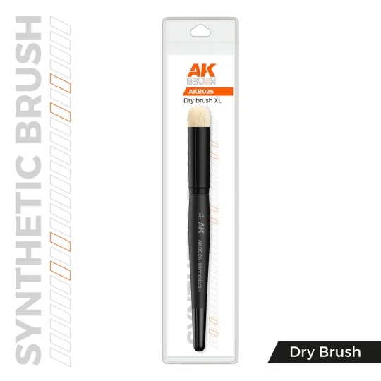 AK SYNTHETIC DRY BRUSH - XL - AK Interactive AKB026