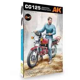 CG125 JAPANESE MOTORCYCLE 1/35 scale, 1/35 - AK Interactive AK35027