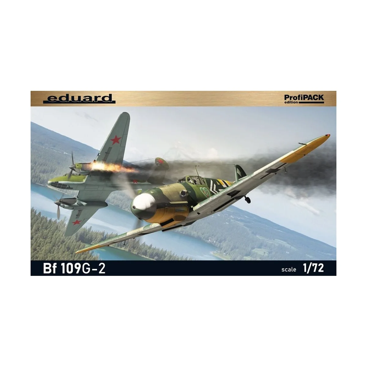 Bf 109G-2 1/72 PROFIPACK - Eduard Plastic Kits 70156
