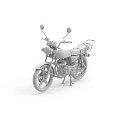 CG125 JAPANESE MOTORCYCLE 1/35 scale, 1/35 - AK Interactive AK35027 2