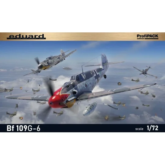 Bf 109G-6 1/72 - Eduard Plastic Kits 70159
