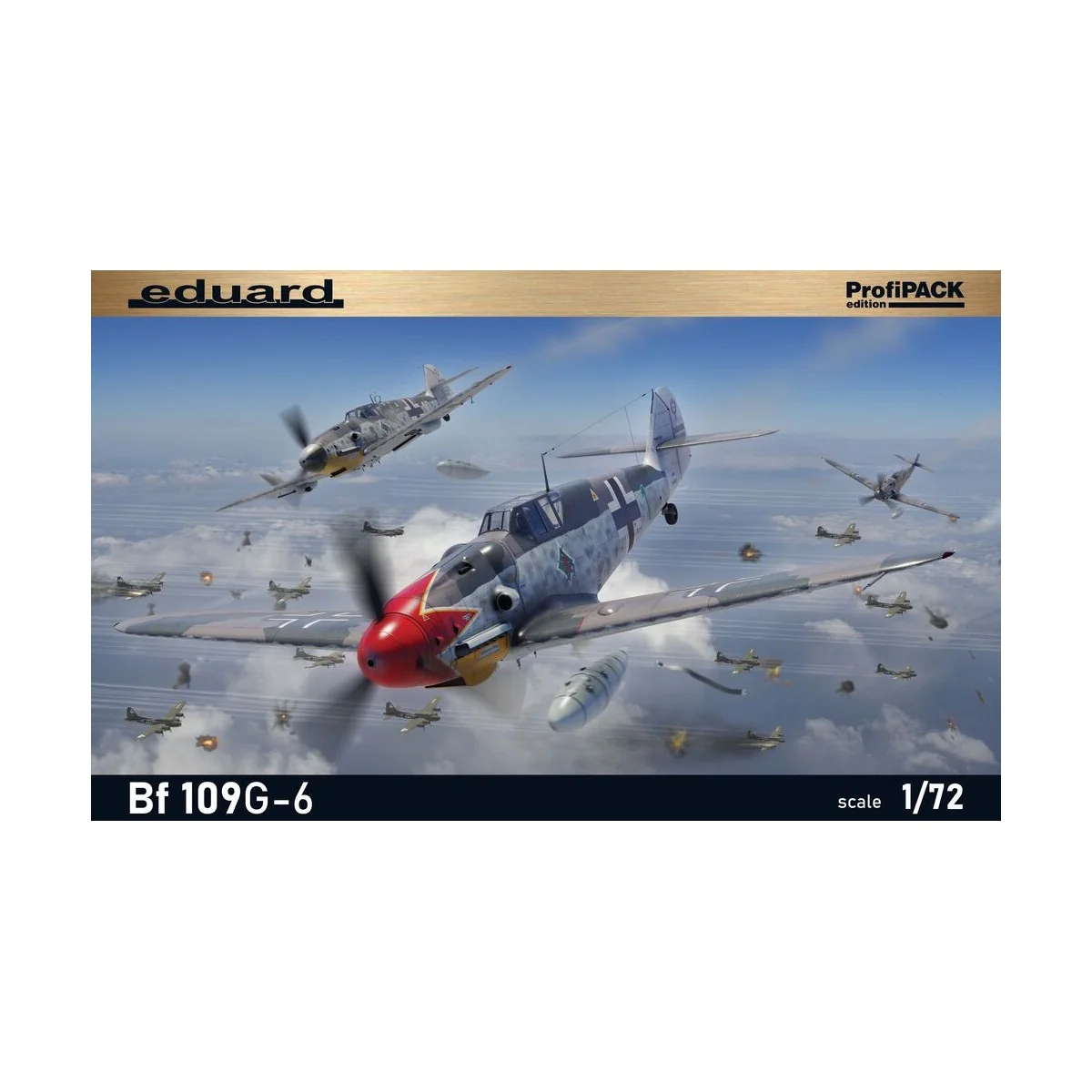 Bf 109G-6 1/72 - Eduard Plastic Kits 70159