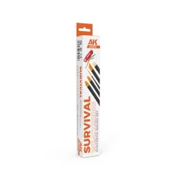 SURVIVAL WEATHERING BRUSHES SET (5 brushes) - AK Interactive AKB101