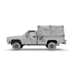 M1008 TROOP CARRIER WITH TARP, 1/35 - AK Interactive AK35031 2