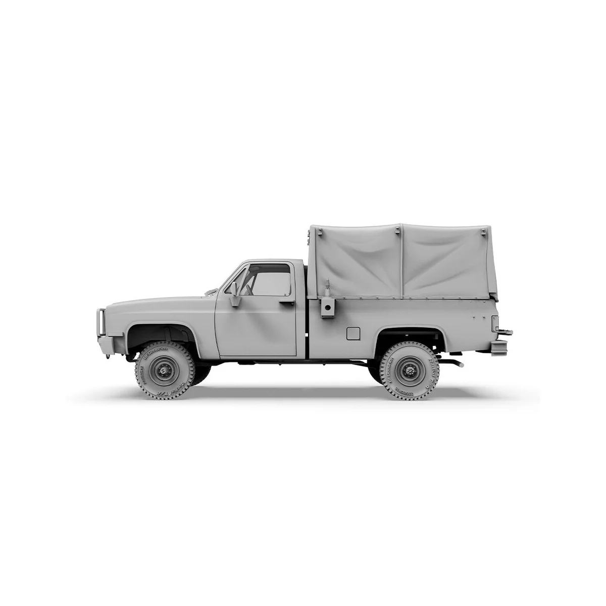 M1008 TROOP CARRIER WITH TARP, 1/35 - AK Interactive AK35031