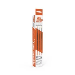 BASIC BRUSHES SET (3 brushes) - AK Interactive AKB104 2