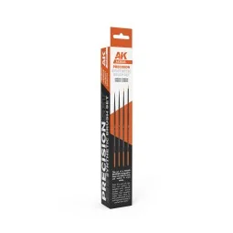 PRECISION BRUSHES SET (4 brushes) - AK Interactive AKB105 2