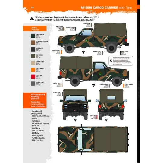 M1008 TROOP CARRIER WITH TARP, 1/35 - AK Interactive AK35031