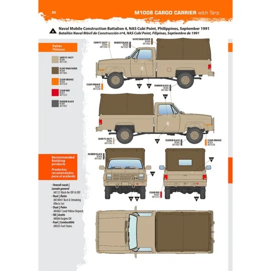 M1008 TROOP CARRIER WITH TARP, 1/35 - AK Interactive AK35031
