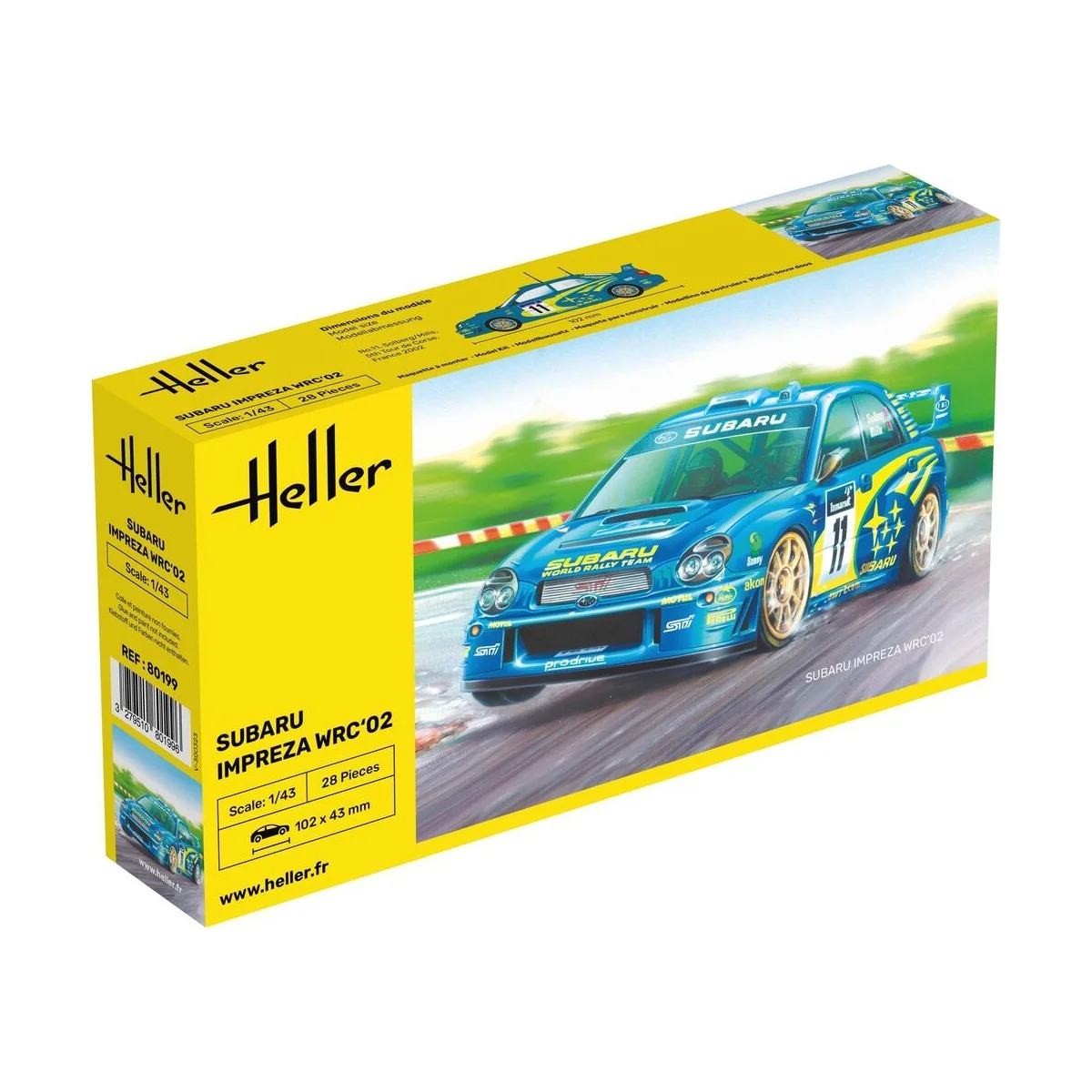 Impreza WRC'02, 1/43 - Heller 80199