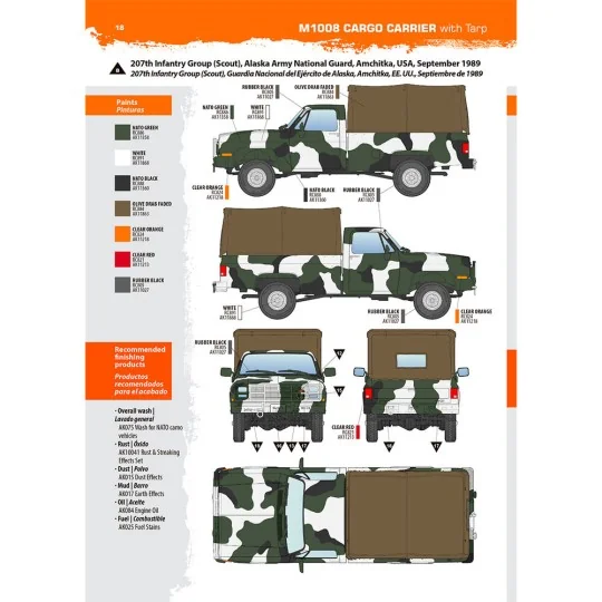M1008 TROOP CARRIER WITH TARP, 1/35 - AK Interactive AK35031
