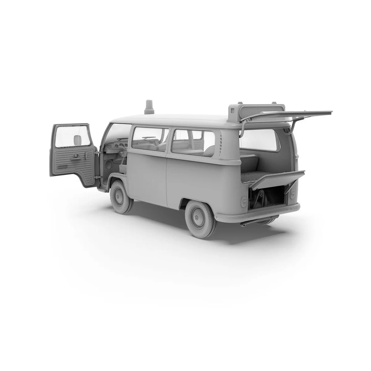 VOLKSWAGEN T2 Model 1967 Airport Bus, 1/35 - AK Interactive AK35033
