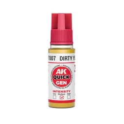 DIRTY YELLOW 18 ml - QUICK GEN - AK Interactive AK17007 2