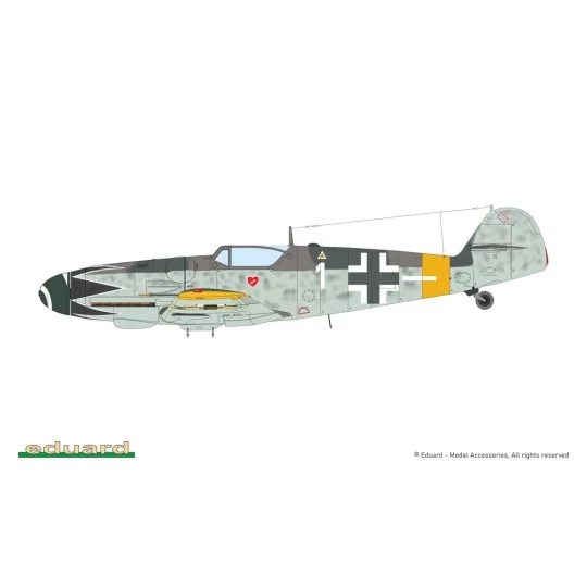 Bf 109G-14 EDUARD-PROFIPACK, 1/72 - Eduard Plastic Kits 70161