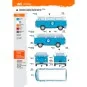 VOLKSWAGEN T2 Model 1967 Airport Bus, 1/35 - AK Interactive AK35033