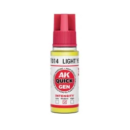 LIGHT YELLOW 18 ml - QUICK GEN - AK Interactive AK17014 2