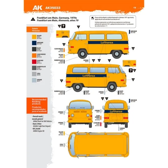 VOLKSWAGEN T2 Model 1967 Airport Bus, 1/35 - AK Interactive AK35033