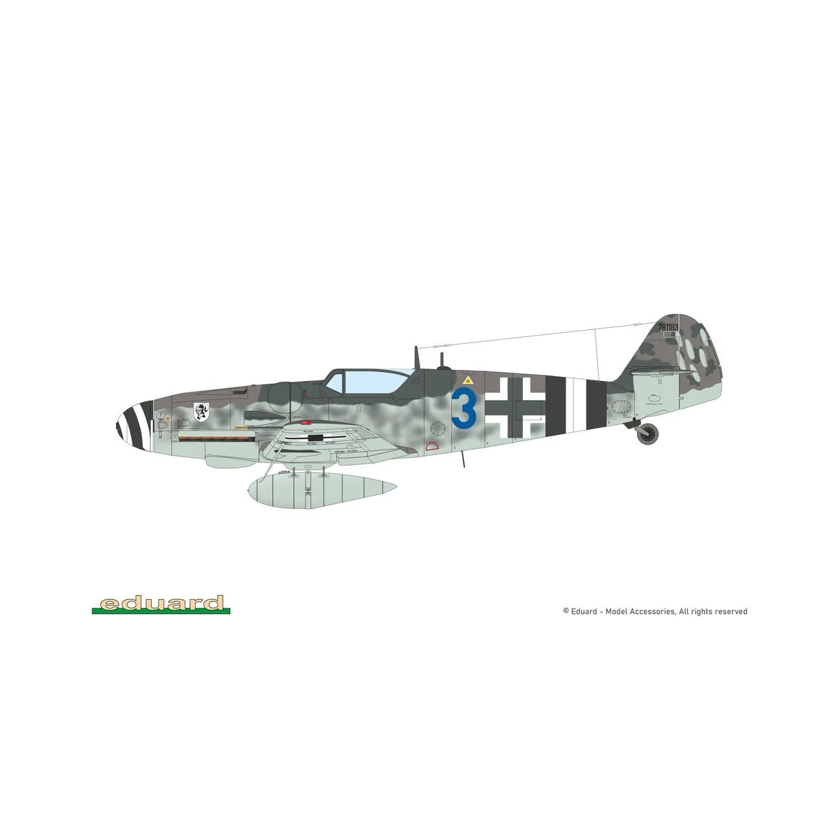 Bf 109G-14 EDUARD-PROFIPACK, 1/72 - Eduard Plastic Kits 70161