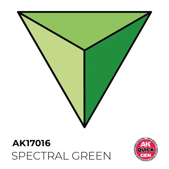 SPECTRAL GREEN 18 ml - QUICK GEN - AK Interactive AK17016