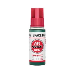 SPACE DARK GREEN 18 ml - QUICK GEN - AK Interactive AK17019 2