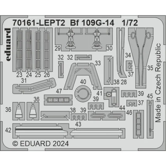 Bf 109G-14 EDUARD-PROFIPACK, 1/72 - Eduard Plastic Kits 70161