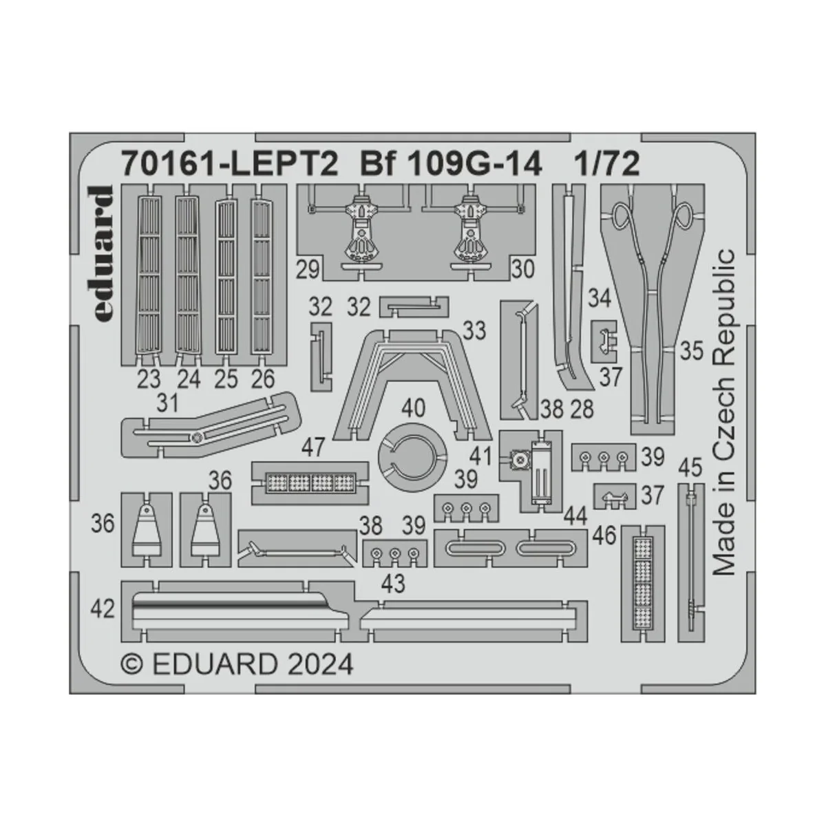 Bf 109G-14 EDUARD-PROFIPACK, 1/72 - Eduard Plastic Kits 70161