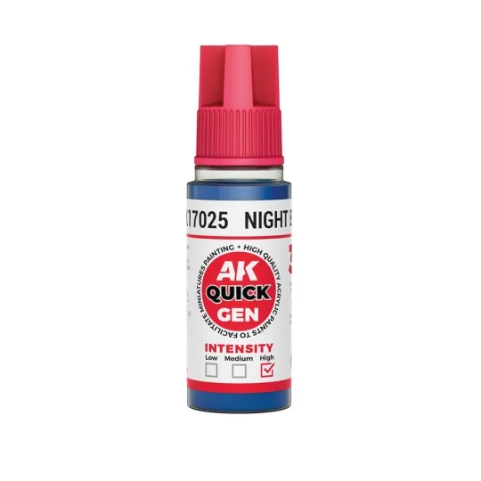 NIGHT BLUE 18 ml - QUICK GEN - AK Interactive AK17025