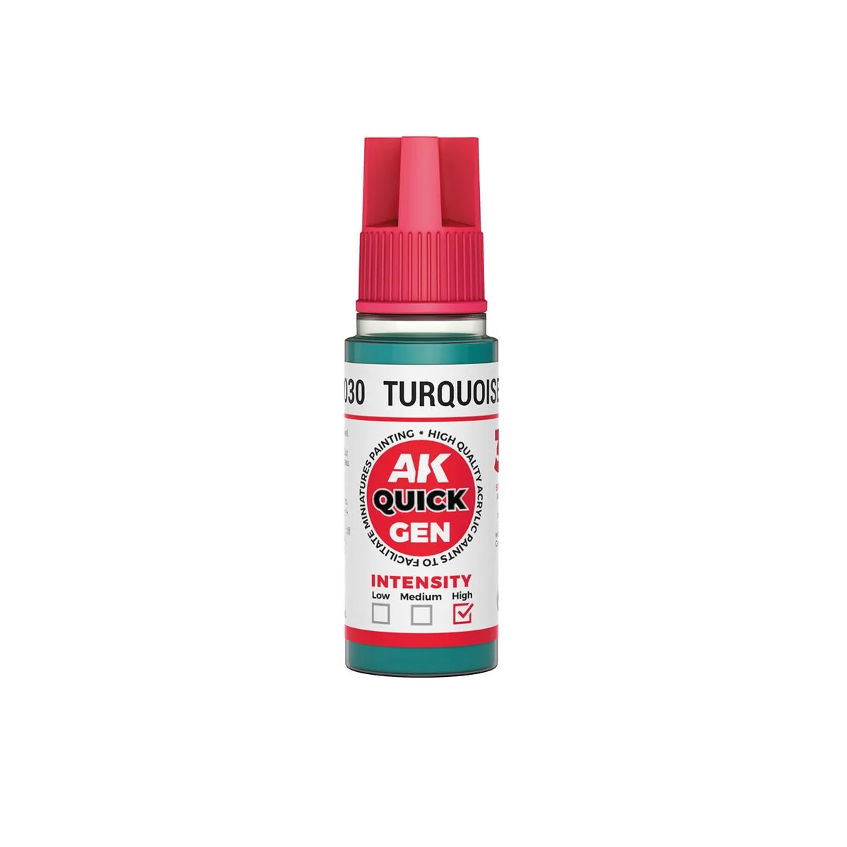 TURQUOISE GREEN 18 ml - QUICK GEN - AK Interactive AK17030