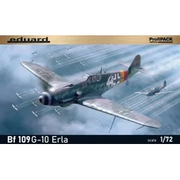 Bf 109G-10 ERLA EDUARD-PROFIPACK, 1/72 - Eduard Plastic Kits 70162