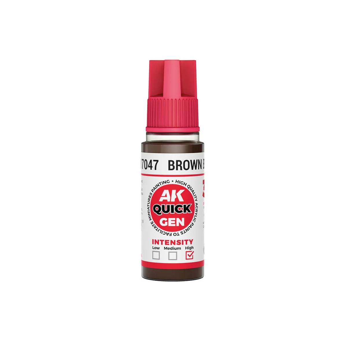 BROWN BLACK 18 ml - QUICK GEN - AK Interactive AK17047
