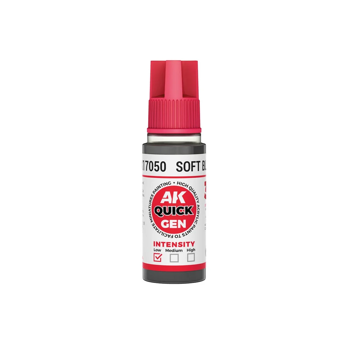 SOFT BLACK 18 ml - QUICK GEN - AK Interactive AK17050