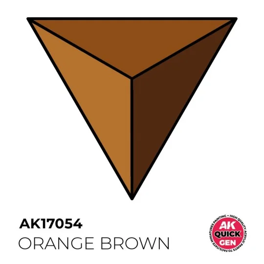 ORANGE BROWN 18 ml - QUICK GEN - AK Interactive AK17054