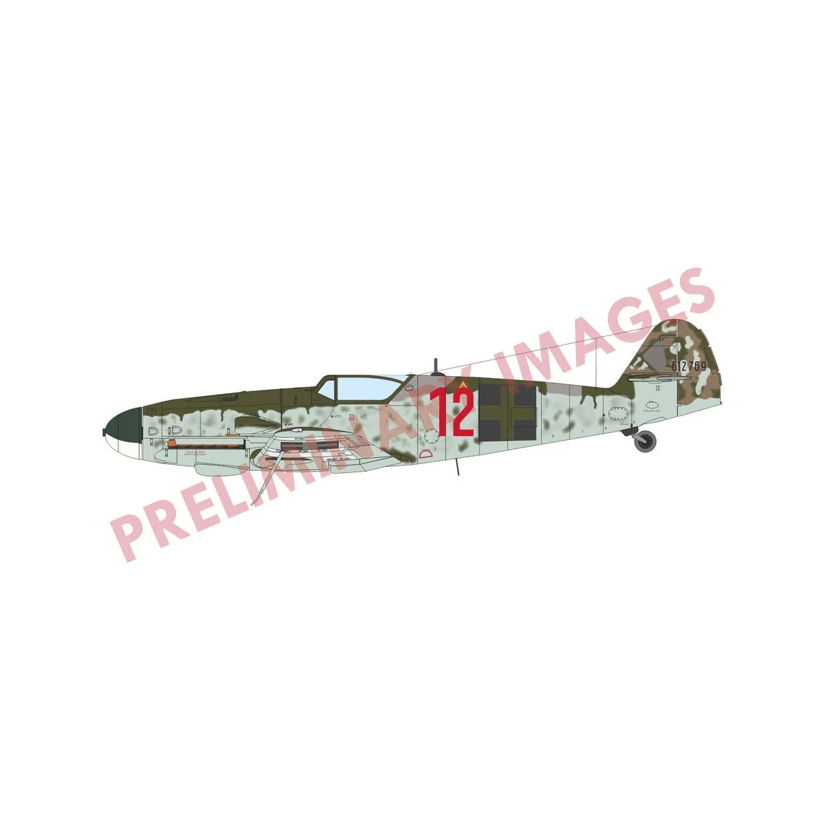 Bf 109G-10 WNF/Diana EDUARD-PROFIPACK, 1/72 - Eduard Plastic Kits 7... Bf 109G-10 WNF/Diana EDUARD-PROFIPACK, 1/72 - Eduard Plastic Kits 7...