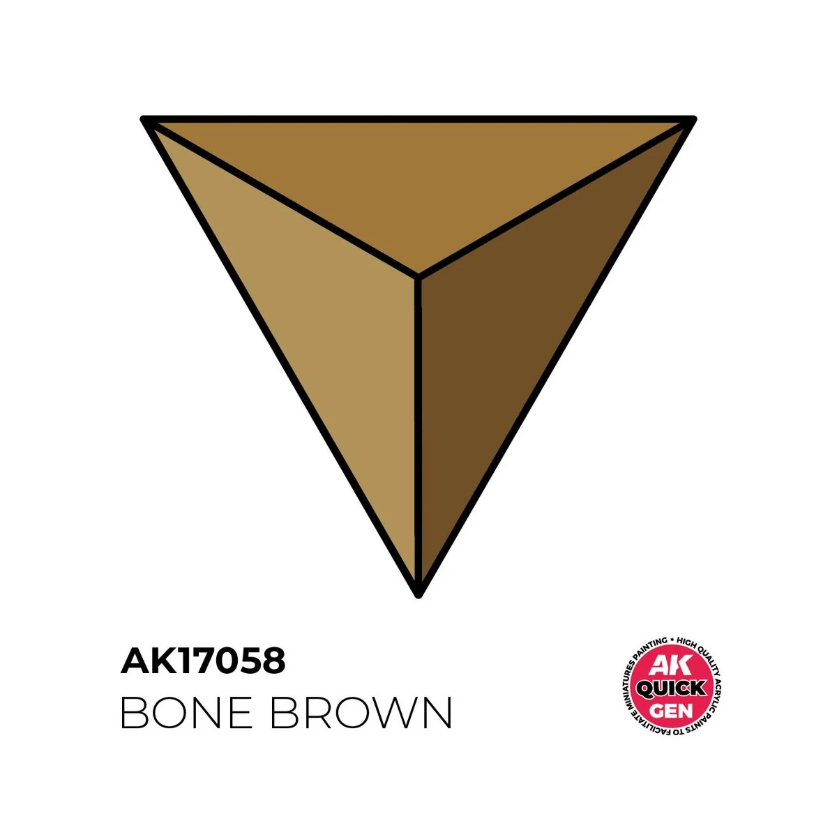 BONE BROWN 18 ml - QUICK GEN - AK Interactive AK17058