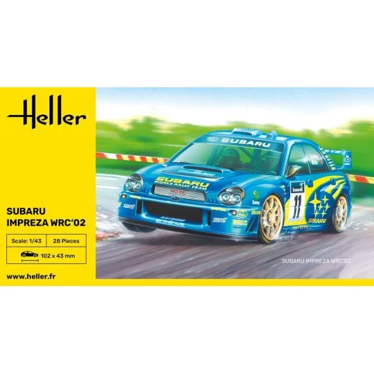 Impreza WRC'02, 1/43 - Heller 80199