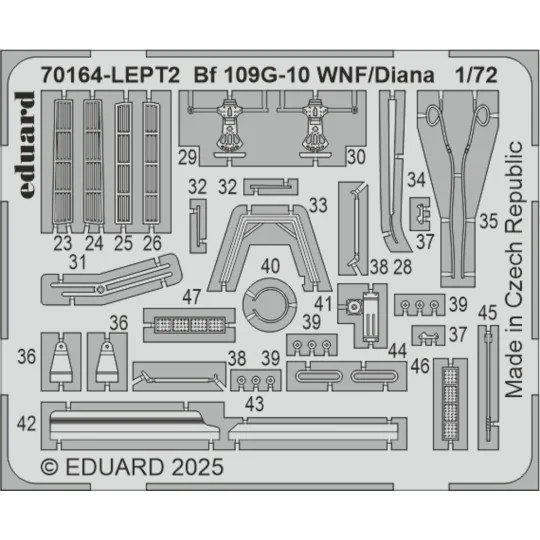 Bf 109G-10 WNF/Diana EDUARD-PROFIPACK - Eduard Plastic Kits 70164
