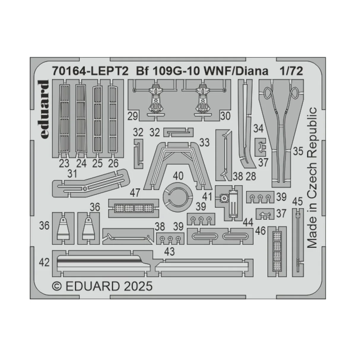 Bf 109G-10 WNF/Diana EDUARD-PROFIPACK - Eduard Plastic Kits 70164