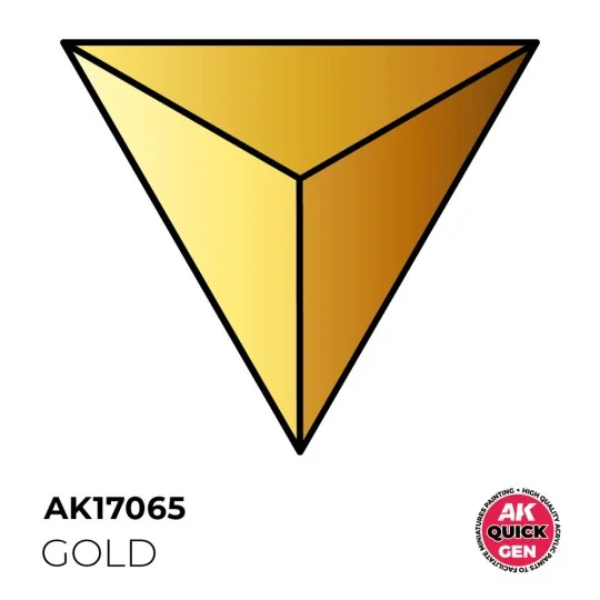 GOLD 18 ml - QUICK GEN - AK Interactive AK17065