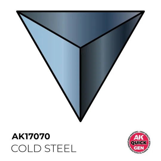 COLD STEEL 18 ml - QUICK GEN - AK Interactive AK17070