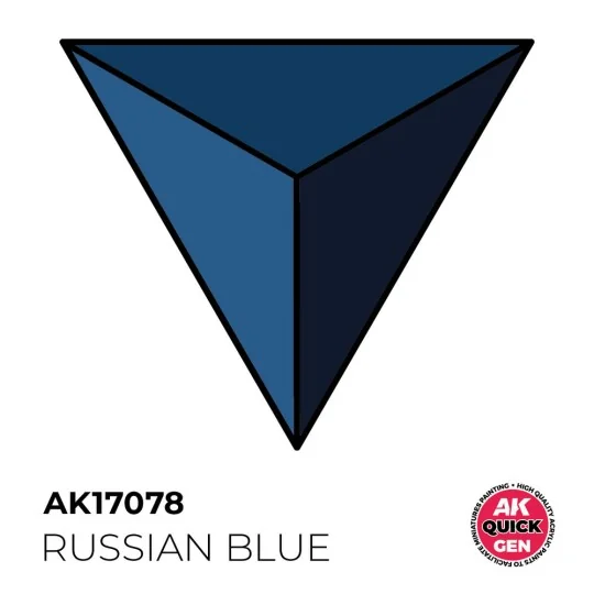 RUSSIAN BLUE 18 ml - QUICK GEN - AK Interactive AK17078
