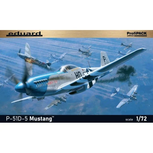 P-51D-5 Mustang EDUARD-PROFIPACK, 1/72 - Eduard Plastic Kits 70171 P-51D-5 Mustang EDUARD-PROFIPACK, 1/72 - Eduard Plastic Kits 70171