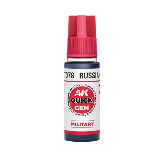 RUSSIAN BLUE 18 ml - QUICK GEN - AK Interactive AK17078