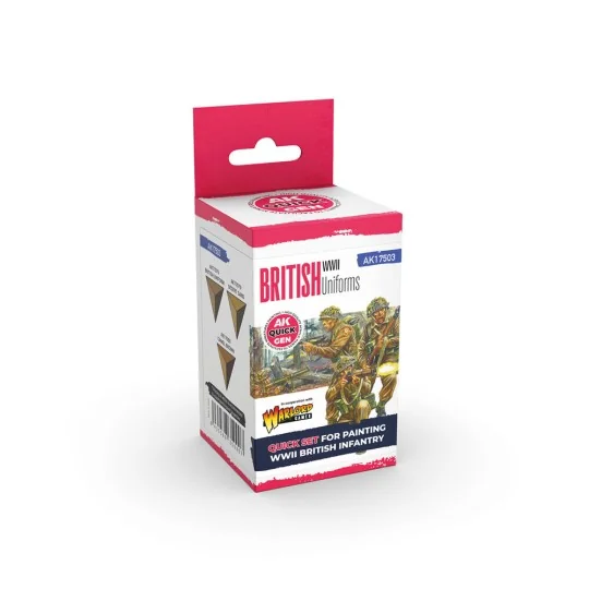 BRITISH UNIFORMS (QUICK GEN SET) - AK Interactive AK17503