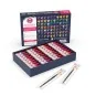 QUICK PAINT SET - 72 QUICK GEN COLORS (+2 MEDIUM 18ML +2 FREE BRUSH...