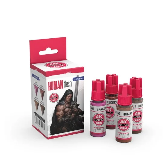 HUMAN FLESH (QUICK GEN SET) - AK Interactive AK17506