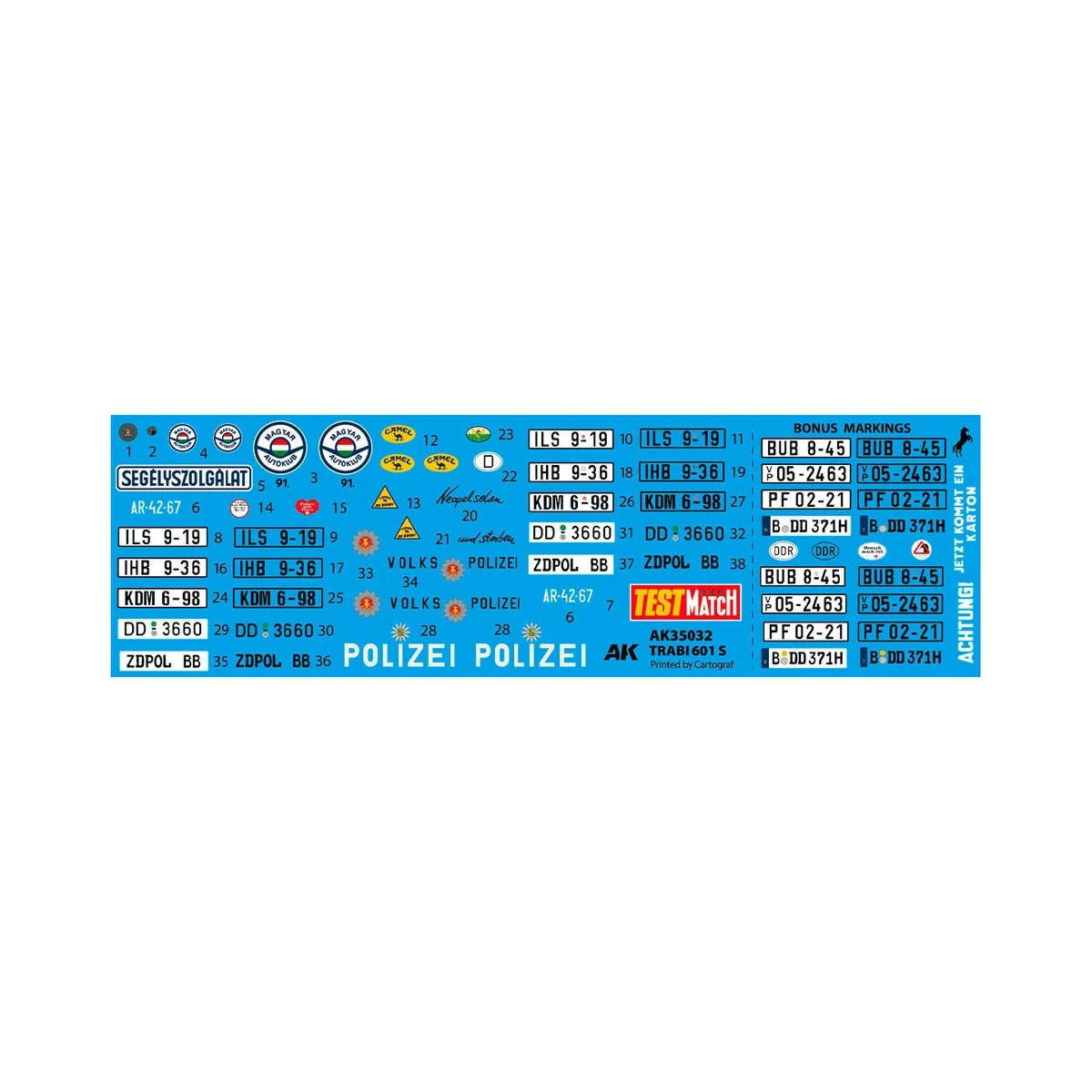 TRABI 601 S, 1/35 - AK Interactive AK35032