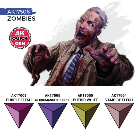 ZOMBIES (QUICK GEN SET) - AK Interactive AK17508