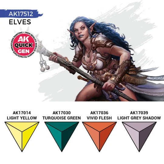 ELVES (QUICK GEN SET) - AK Interactive AK17512